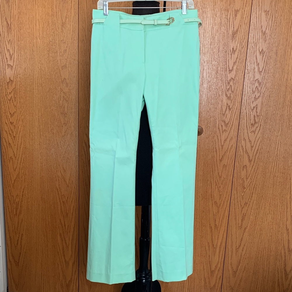 ANTONIO MELANI Light Green Trousers